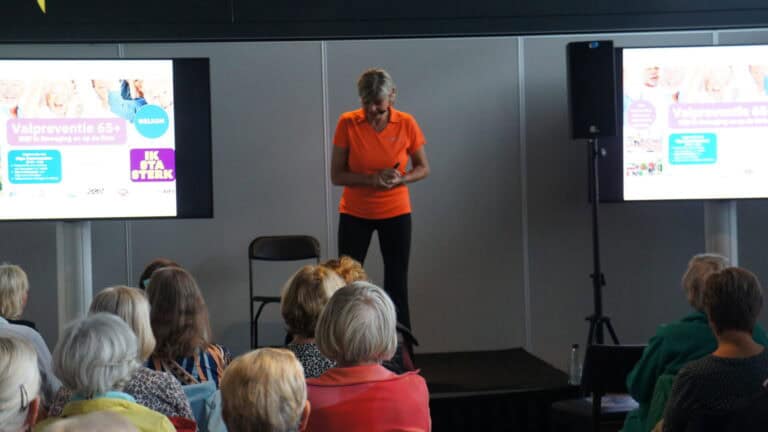 Geslaagde bijeenkomst valpreventie met olga Commandeur